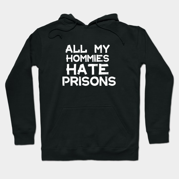 All My Homies Hate Prisons Hoodie by Articl29